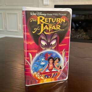 Disney VHS The Return of Jafar, The Second Aladdin Film 66 mins 1994 90s film